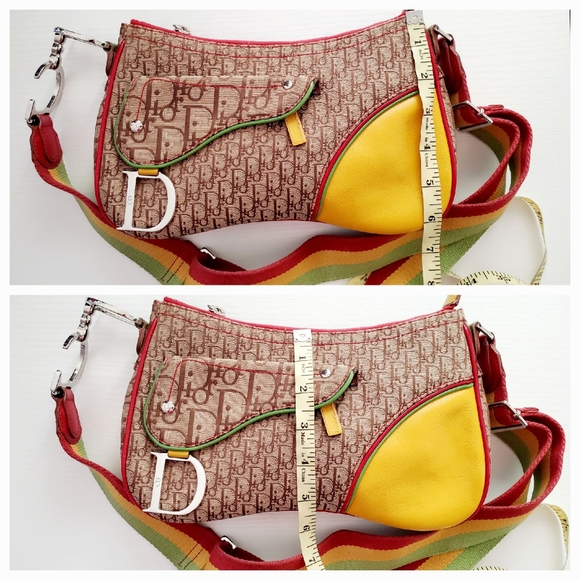 DIOR RastaMania Double Saddle Bag - Picture 15 of 16